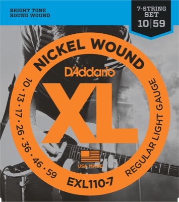 EXL110-7 i gruppen Strenge / Guitarstrenge / D'Addario / Electric Guitar / EXL-Round Nickel Wound hos Crafton Musik AB (370310877050)