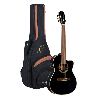 RCE138-T4BK i gruppen Guitar / Klassisk og Spansk Guitar / Ortega / Med Pickup hos Crafton Musik AB (332146203249)