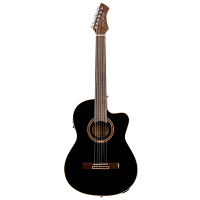 RCE238SN-BKT i gruppen Guitar / Klassisk og Spansk Guitar / Ortega / Med Pickup hos Crafton Musik AB (332155013349)