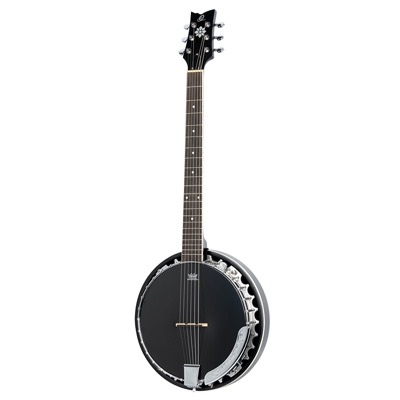 OBJE356-SBK-L i gruppen Andre Strengerinstrumenter / Banjo / Ortega / Med Pickup hos Crafton Musik AB (332340313349)