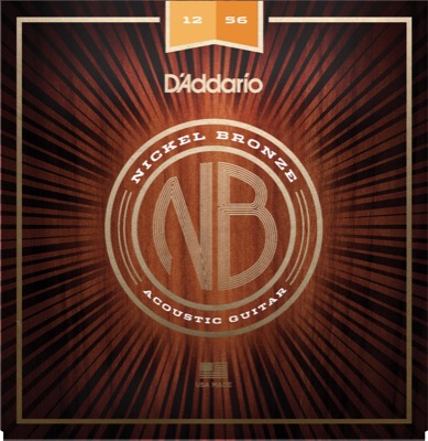 NB1256 i gruppen Strenge / Guitarstrenge / D'Addario / Acoustic Guitar / Nickel Bronze hos Crafton Musik AB (370205087050)