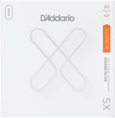 XSABR1047-3P i gruppen Strenge / Guitarstrenge / D'Addario / Acoustic Guitar / XS hos Crafton Musik AB (370209327050)