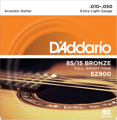 EZ900 i gruppen Strenge / Guitarstrenge / D'Addario / Acoustic Guitar / 80/15 Great American hos Crafton Musik AB (370210807050)