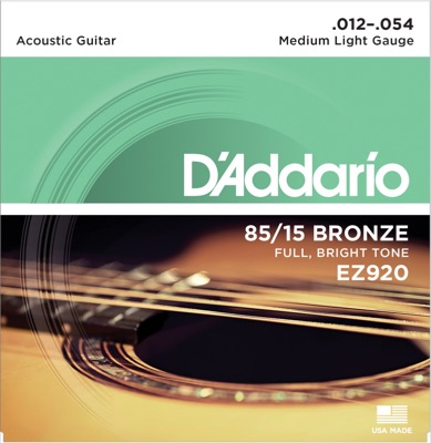 EZ920 i gruppen Strenge / Guitarstrenge / D'Addario / Acoustic Guitar / 80/15 Great American hos Crafton Musik AB (370212807050)