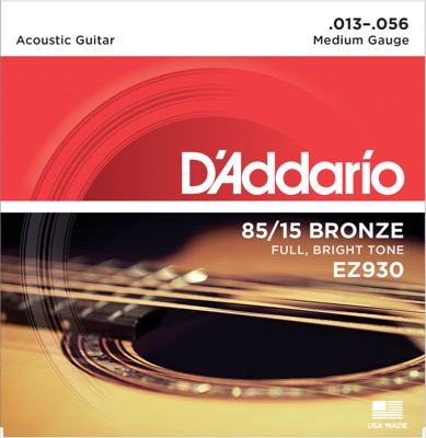 EZ930 i gruppen Strenge / Guitarstrenge / D'Addario / Acoustic Guitar / 80/15 Great American hos Crafton Musik AB (370213807050)