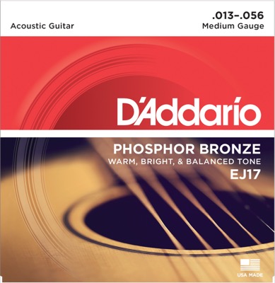 EJ17 i gruppen Strenge / Guitarstrenge / D'Addario / Acoustic Guitar / Phosphor Bronze hos Crafton Musik AB (370253807050)