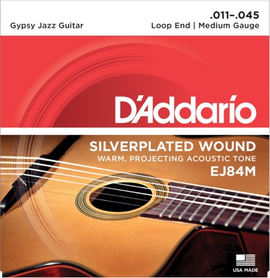 EJ84M i gruppen Strenge / Guitarstrenge / D'Addario / Acoustic Guitar / Gypsy Jazz hos Crafton Musik AB (370264657050)