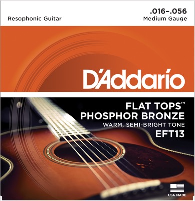 EFT13 i gruppen Strenge / Guitarstrenge / D'Addario / Acoustic Guitar / Phosphor Bronze Flat Tops hos Crafton Musik AB (3702840807050)