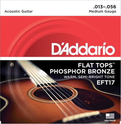 EFT17 i gruppen Strenge / Guitarstrenge / D'Addario / Acoustic Guitar / Phosphor Bronze Flat Tops hos Crafton Musik AB (370287007050)
