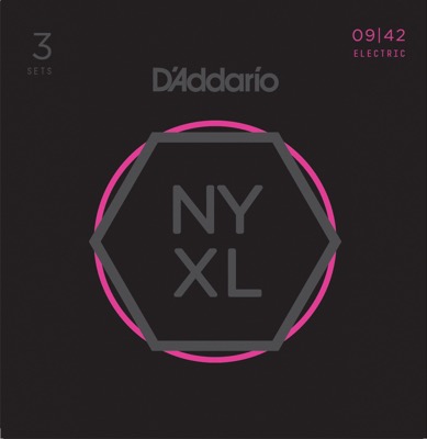 NYXL0942-3P i gruppen Strenge / Guitarstrenge / D'Addario / Electric Guitar / Multipack hos Crafton Musik AB (370301047050)