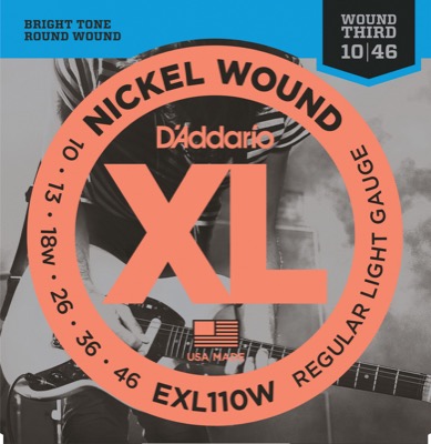 EXL110W i gruppen Strenge / Guitarstrenge / D'Addario / Electric Guitar / EXL-Round Nickel Wound hos Crafton Musik AB (370311807050)