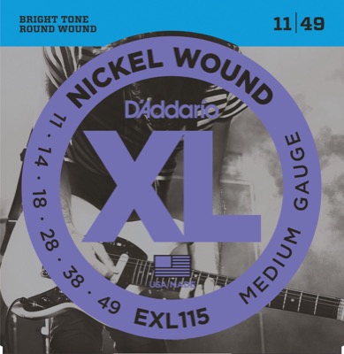 EXL115 i gruppen Strenge / Guitarstrenge / D'Addario / Electric Guitar / EXL-Round Nickel Wound hos Crafton Musik AB (370312807050)