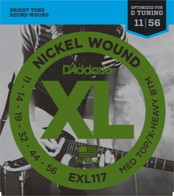 EXL117 i gruppen Strenge / Guitarstrenge / D'Addario / Electric Guitar / EXL-Round Nickel Wound hos Crafton Musik AB (370313937050)