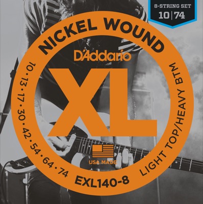 EXL140-8 i gruppen Strenge / Guitarstrenge / D'Addario / Electric Guitar / EXL-Round Nickel Wound hos Crafton Musik AB (370319857050)