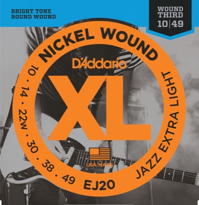 EJ20 i gruppen Strenge / Guitarstrenge / D'Addario / Electric Guitar / EXL-Round Nickel Wound hos Crafton Musik AB (370321007050)