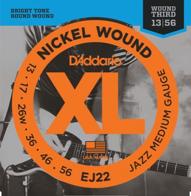 EJ22 i gruppen Strenge / Guitarstrenge / D'Addario / Electric Guitar / EXL-Round Nickel Wound hos Crafton Musik AB (370322807050)