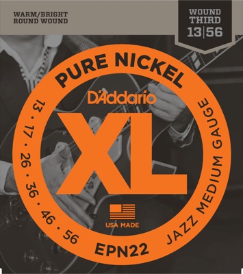 EPN22 i gruppen Strenge / Guitarstrenge / D'Addario / Electric Guitar / XL-Pure Nick. Round Wound hos Crafton Musik AB (370338307050)