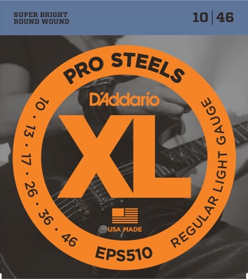 EPS510 i gruppen Strenge / Guitarstrenge / D'Addario / Electric Guitar / XL-ProSteels Round Wound hos Crafton Musik AB (370351107050)