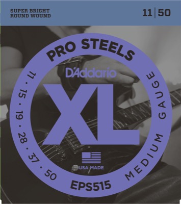 EPS515 i gruppen Strenge / Guitarstrenge / D'Addario / Electric Guitar / XL-ProSteels Round Wound hos Crafton Musik AB (370351157050)