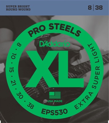 EPS530 i gruppen Strenge / Guitarstrenge / D'Addario / Electric Guitar / XL-ProSteels Round Wound hos Crafton Musik AB (370351307050)