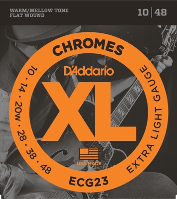 ECG23 i gruppen Strenge / Guitarstrenge / D'Addario / Electric Guitar / Chromes Flat Wound hos Crafton Musik AB (370353807050)