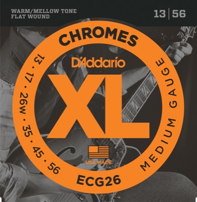 ECG26 i gruppen Strenge / Guitarstrenge / D'Addario / Electric Guitar / Chromes Flat Wound hos Crafton Musik AB (370356807050)