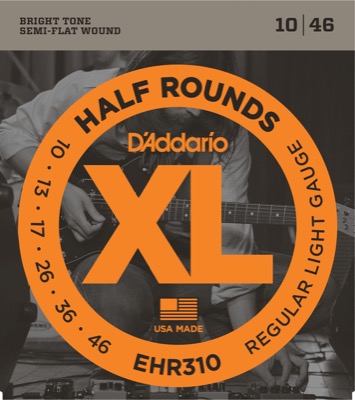 EHR310 i gruppen Strenge / Guitarstrenge / D'Addario / Electric Guitar / Half Round hos Crafton Musik AB (370361007050)