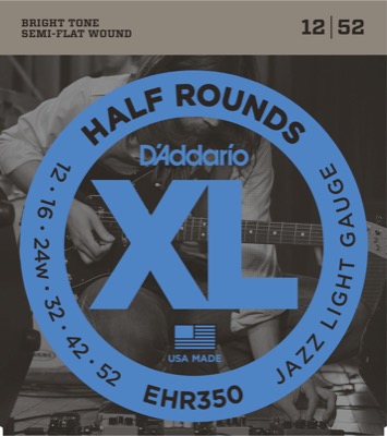 EHR350 i gruppen Strenge / Guitarstrenge / D'Addario / Electric Guitar / Half Round hos Crafton Musik AB (370365007050)