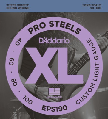 EPS190 i gruppen Strenge / Basstrenge / D'Addario / ProSteels Round Wound hos Crafton Musik AB (370405957050)