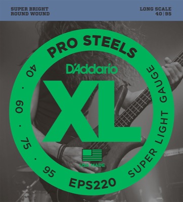 EPS220 i gruppen Strenge / Basstrenge / D'Addario / ProSteels Round Wound hos Crafton Musik AB (370406057050)