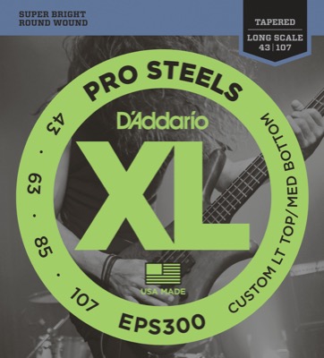 EPS300 i gruppen Strenge / Basstrenge / D'Addario / ProSteels Round Wound hos Crafton Musik AB (370406707050)