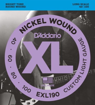 EXL190 i gruppen Strenge / Basstrenge / D'Addario / EXL Nickel Round Wound hos Crafton Musik AB (370408507050)