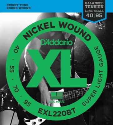 EXL220BT i gruppen Strenge / Basstrenge / D'Addario / EXL Nickel Round Wound hos Crafton Musik AB (370409007050)