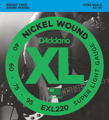 EXL220 i gruppen Strenge / Basstrenge / D'Addario / EXL Nickel Round Wound hos Crafton Musik AB (370409807050r)
