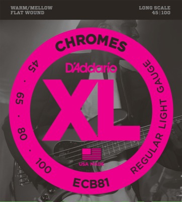 ECB81 i gruppen Strenge / Basstrenge / D'Addario / Chromes Flat Wound hos Crafton Musik AB (370461007050)