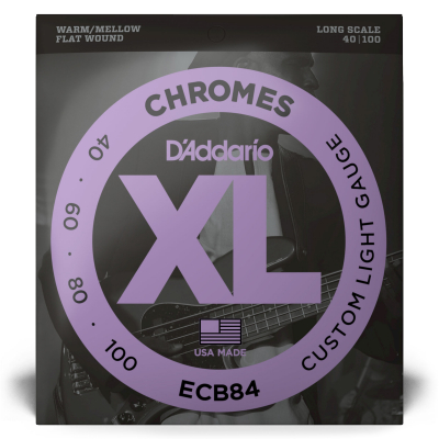 ECB84 i gruppen Strenge / EL-BAS / D'Addario / Chromes Flat Wound hos Crafton Musik AB (370464007050)