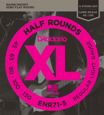 ENR71-5 i gruppen Strenge / Basstrenge / D'Addario / Half Round Nickel Wound hos Crafton Musik AB (370489187050)