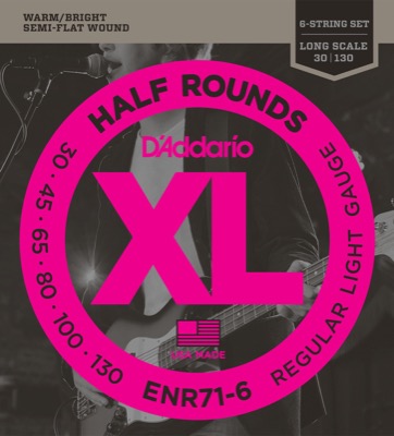 ENR71-6 i gruppen Strenge / Basstrenge / D'Addario / Half Round Nickel Wound hos Crafton Musik AB (370489207050)