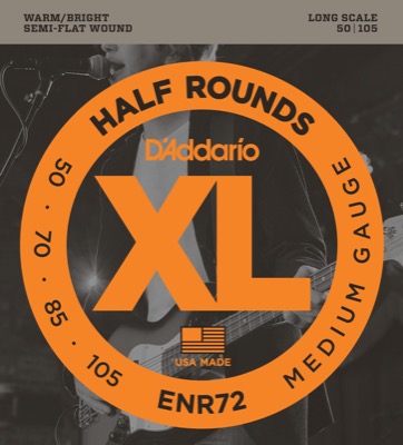 ENR72 i gruppen Strenge / Basstrenge / D'Addario / Half Round Nickel Wound hos Crafton Musik AB (370489257050)