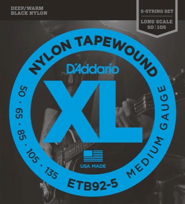 ETB92-5 i gruppen Strenge / Basstrenge / D'Addario / XL Nylon Tapewound hos Crafton Musik AB (370493257050)