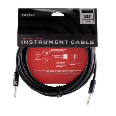 PW-AMSG-20 i gruppen Kabler / D'Addario Accessories / Instrument Cables / American Stage Series hos Crafton Musik AB (370700487050)