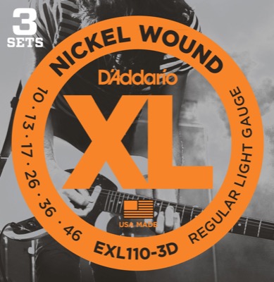 EXL110-3D i gruppen Strenge / Guitarstrenge / D'Addario / Electric Guitar / Multipack hos Crafton Musik AB (370965107050)
