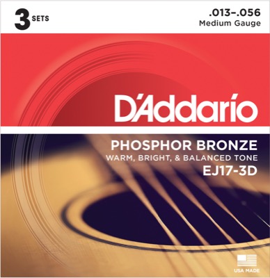 EJ17-3D i gruppen Strenge / Guitarstrenge / D'Addario / Acoustic Guitar / Multipack hos Crafton Musik AB (370965657050)